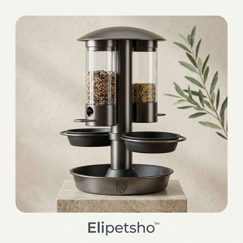 Elipetsho™ DualFlow Premium Bird Feeding Station